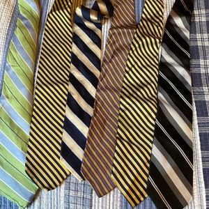 Stripped men ties